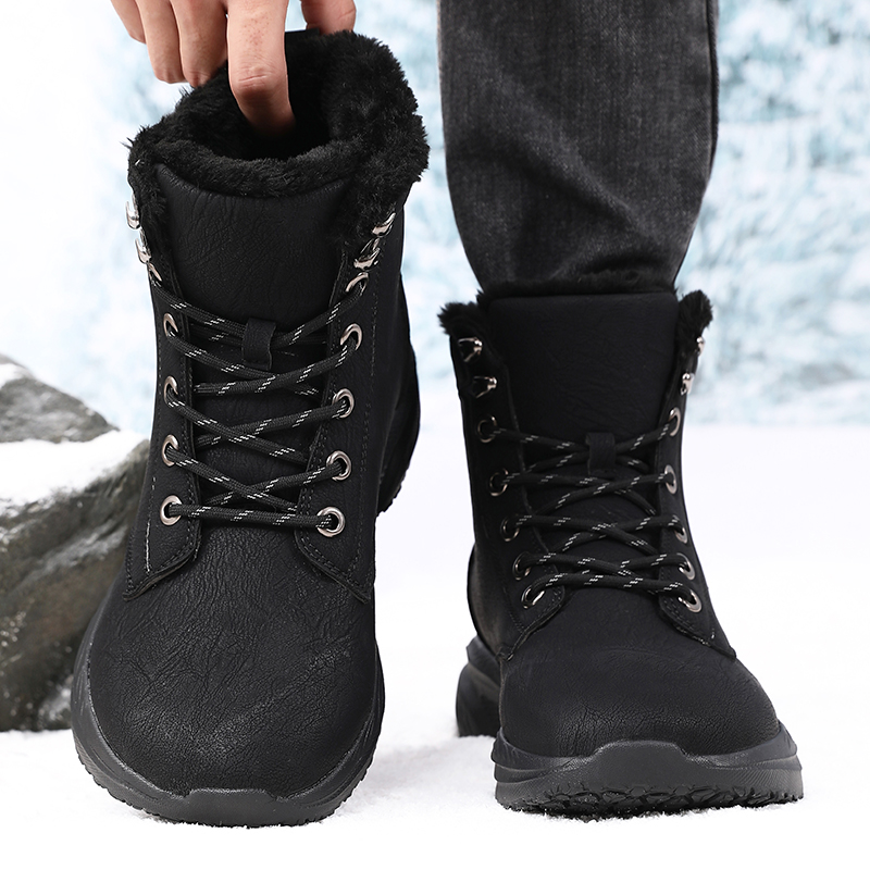 Men'S Fashion Running Shoes - 남성용 겨울 방수 스노우 부츠, 넓은