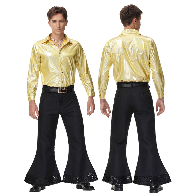 Men'S Fashion 70S - 할로윈 유행 70년대 디스코 히피 향수를