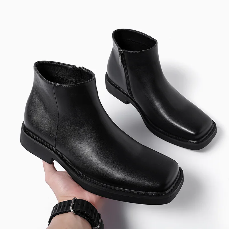Mens Fashion Dress Shoes - 블랙 새로운 패션 남성 캐주얼 가죽