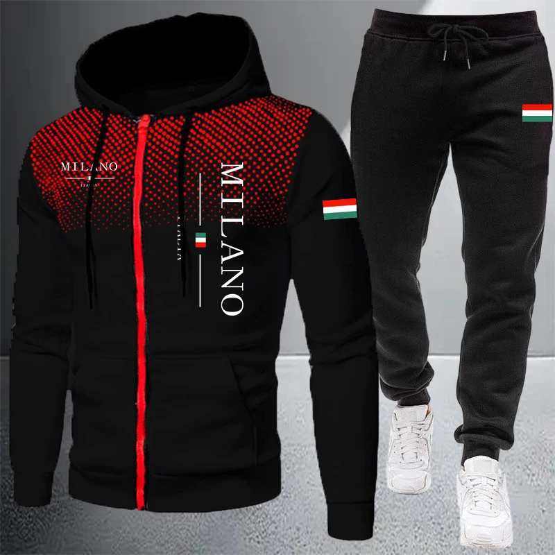 Mens Fashion Zip Up - 2026 고급 남성 의류 지퍼 후드