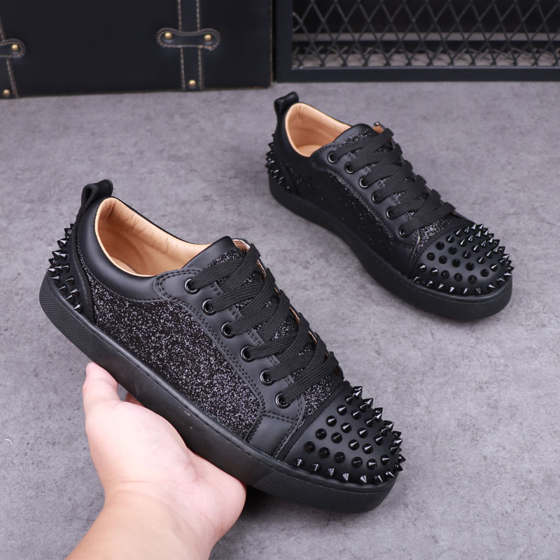 Mens Fashion Dress Shoes - 남성 패션 펑크 힙합 드레스 리벳