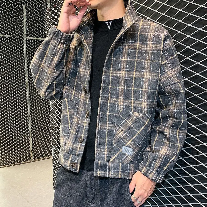 Men'S Fashion Reviews - GELITAYIN 짧은 남성 울 & 블렌드