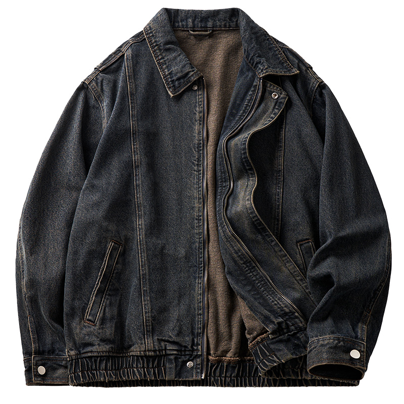 Harrington Jacket - 하이 스트리트 빈티지, 퇴색되고 워싱된 워크웨어