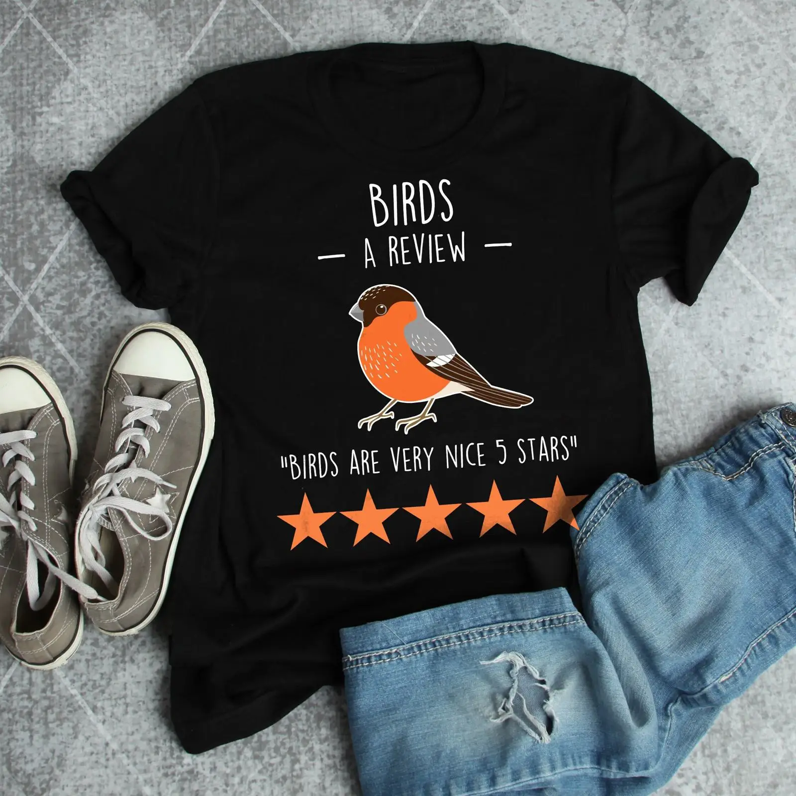 Men'S Fashion Reviews - 재미있는 5성급 리뷰 Bullfinch Bird T