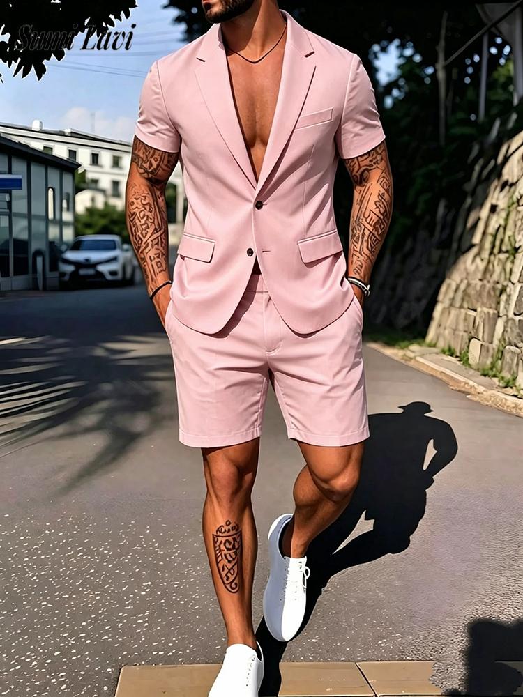 Mens Fashion Blazer - 캐주얼 남성 솔리드 컬러 슬림 블레이저