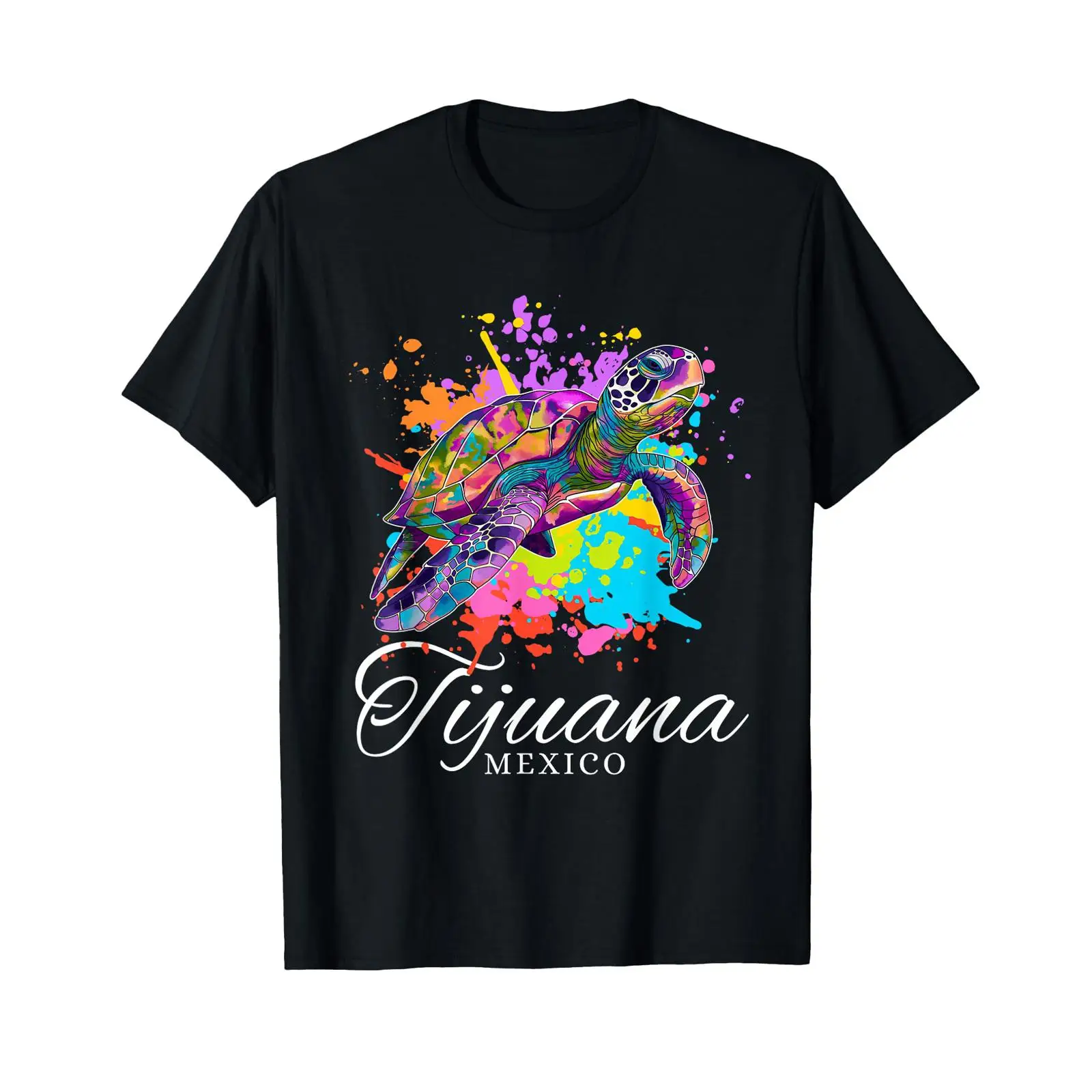 Men'S Fashion Tijuana - 티후아나 멕시코 기념품 티셔츠 빈티지 워싱