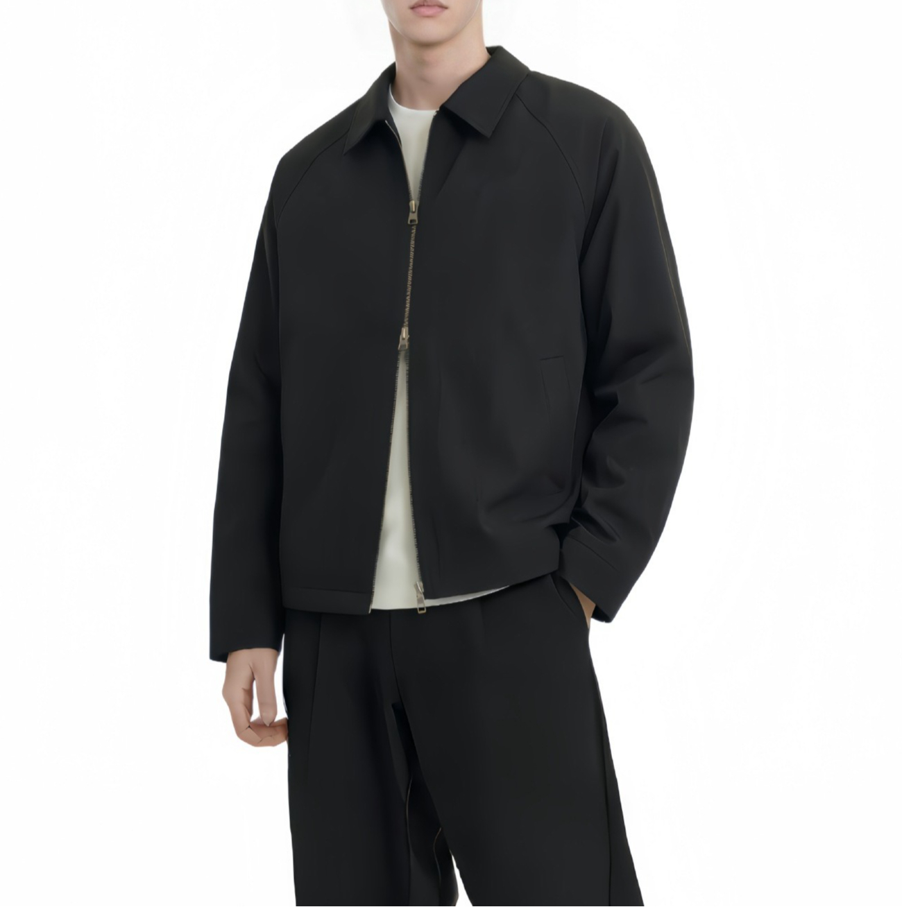 Harrington Jacket - 2026 봄/가을 쉐입드 해링턴 임원용 재킷