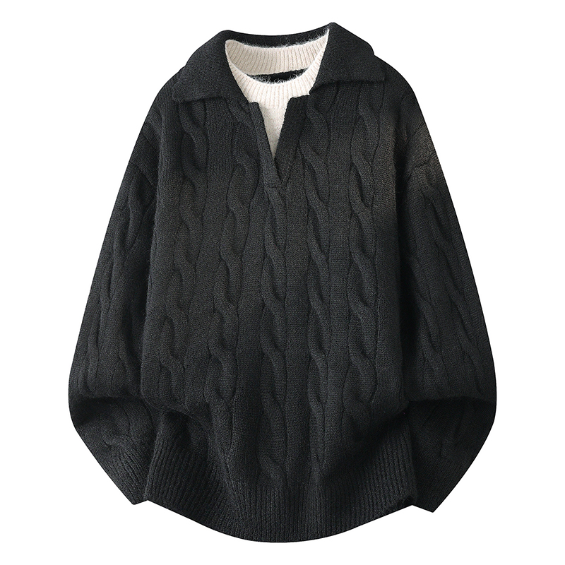 Mens Fashion Mullet - 2026 겨울 남성용 고품질 대형 캐주얼