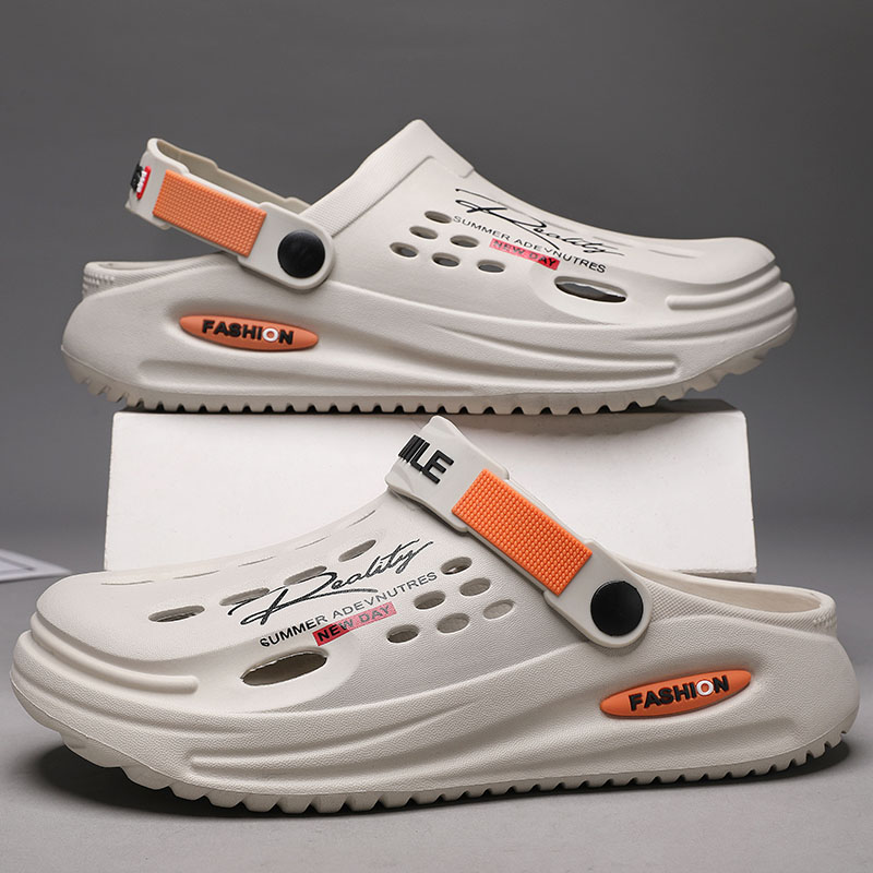 Mens Fashion Mullet - 남성 슬리퍼 EVA 홀 슬리퍼 미끄럼