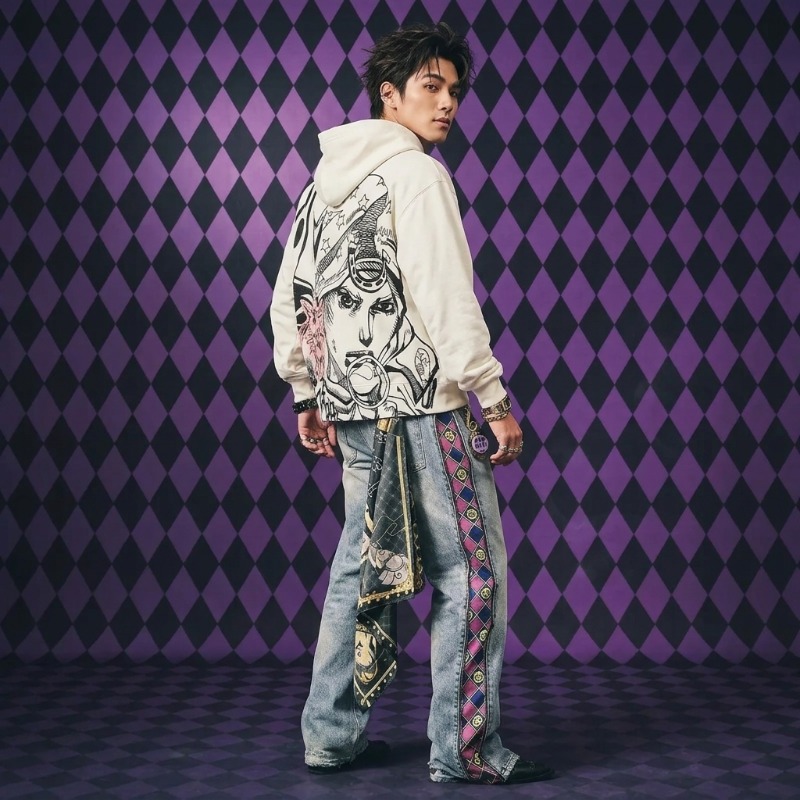 Mens Fashion Zip Up - Y2K 스트리트웨어 남성 힙합 하라주쿠 2피스