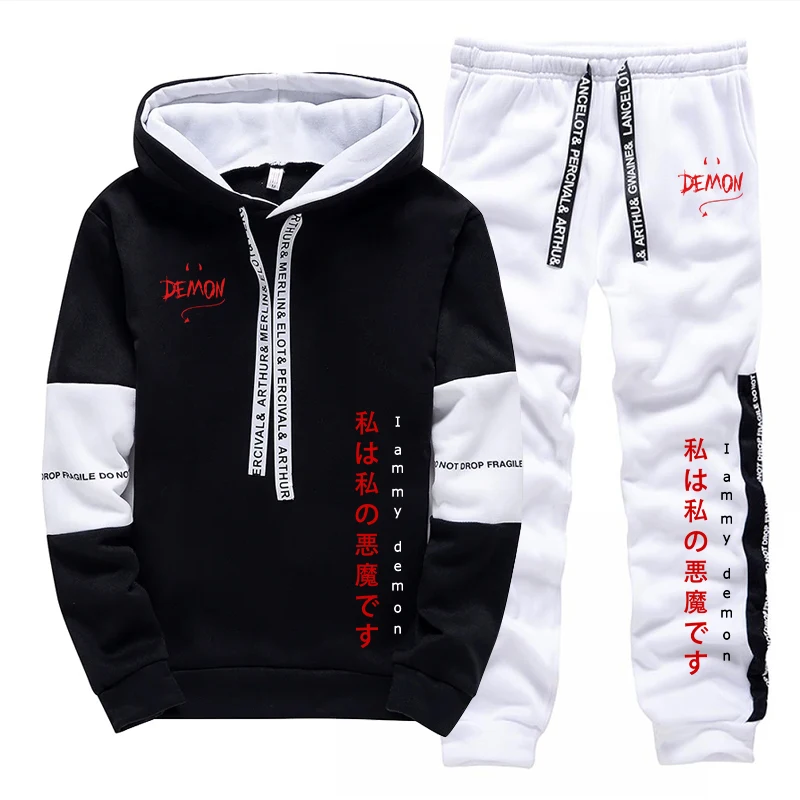 Mens Fashion Suits - 2026 신상 후드티와 스웨트팬츠 2종 세트