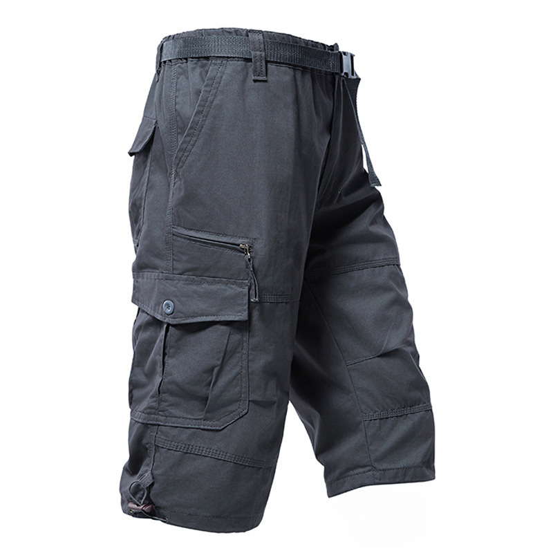 Men'S Fashion Overalls - 남성용 코튼 3/4 팬츠 루즈핏 플러스
