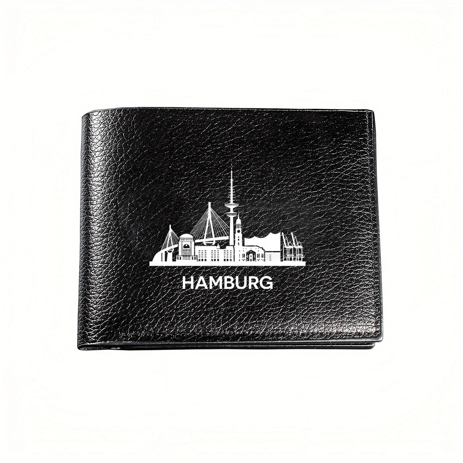 Men'S Fashion Hamburg - 함부르크 스카이라인 도시 풍경 프린트 지갑: