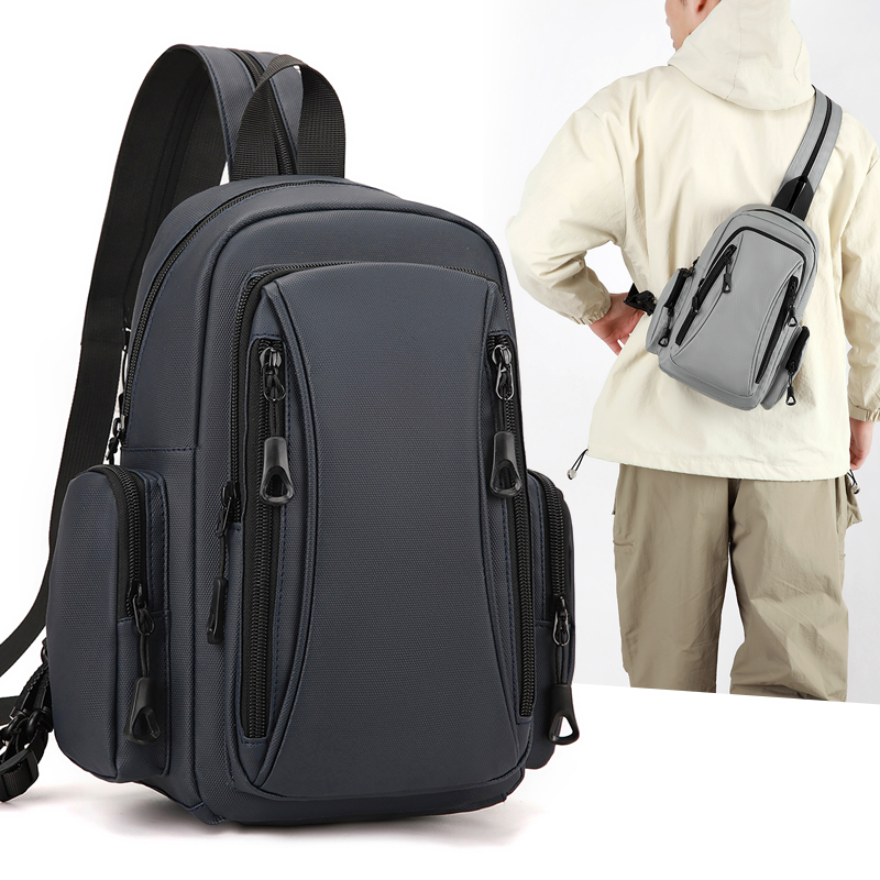 Men'S Fashion Bag - 다기능 옥스포드 미니 백팩, 스포츠 가슴