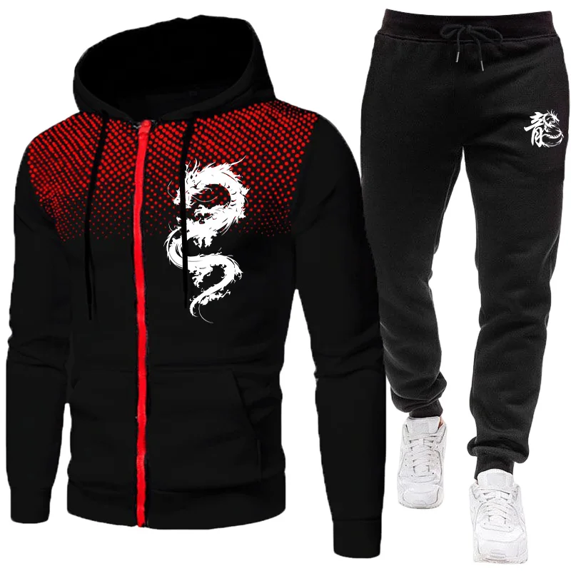 Men'S Fashion Clothing - 남성용 파리 드래곤 패턴 패션 프린트