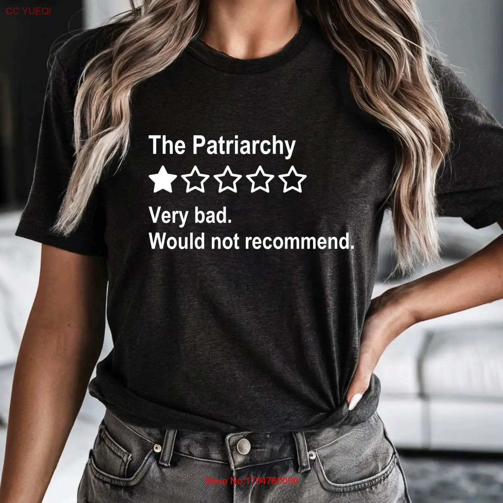 Men'S Fashion Reviews - The Patriarchy Bad Review T 셔츠