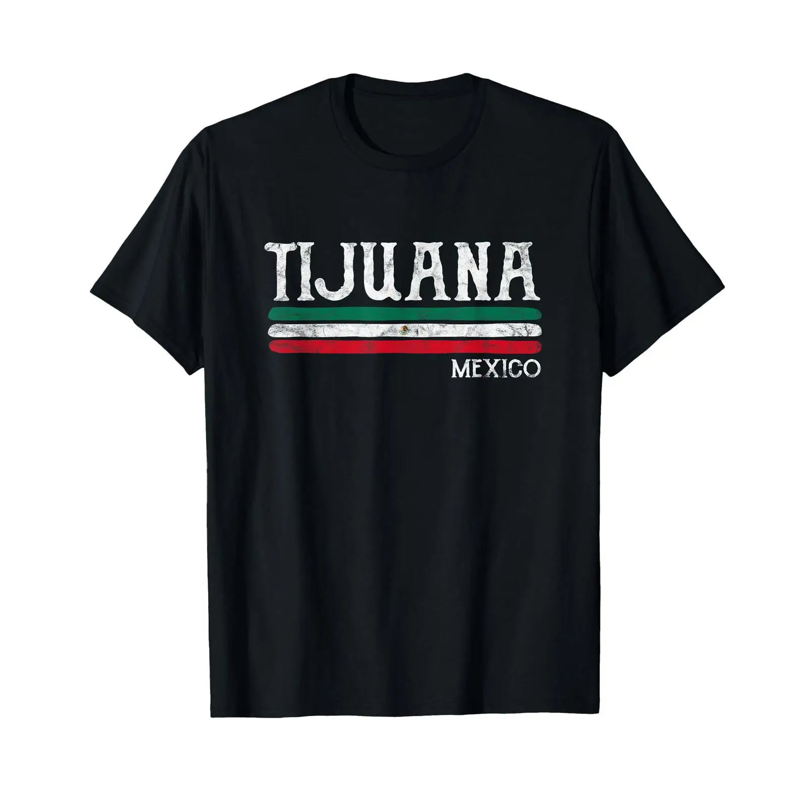 Men'S Fashion Tijuana - 티후아나 멕시코 티셔츠 빈티지 워싱 소프트