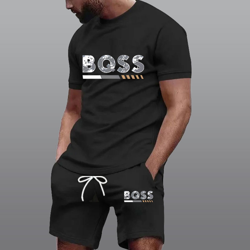 Men'S Fashion Clothing - 여름 스포츠웨어 남성 정장 패션 투피스