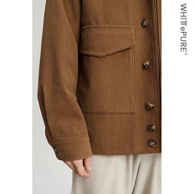 남성 코듀로이 캐주얼 재킷, 레트로 한국 패션 코트,  - Harrington Jacket 리뷰 및 가격
