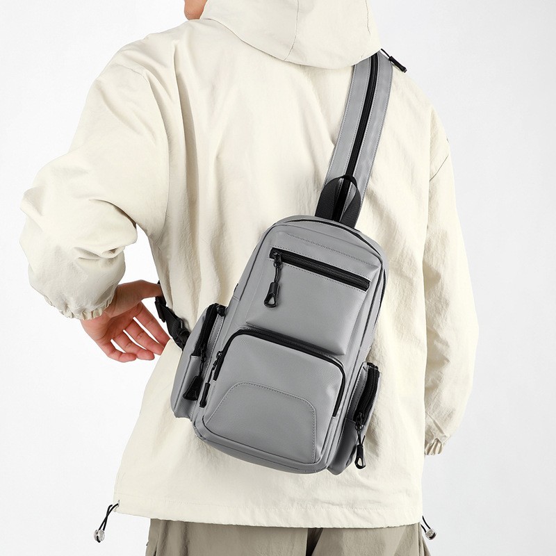 새로운 남성용 가슴 가방 캐주얼 패션 다용도 숄더백 대 - Men'S Fashion Bag 리뷰 및 가격