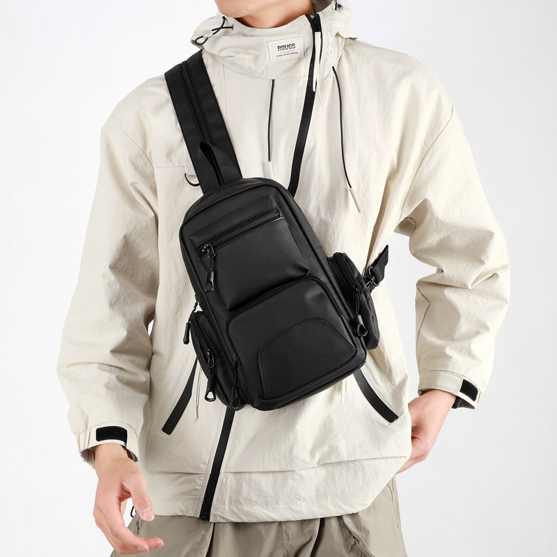 새로운 남성용 가슴 가방 캐주얼 패션 다용도 숄더백 대 - Men'S Fashion Bag 리뷰 및 가격