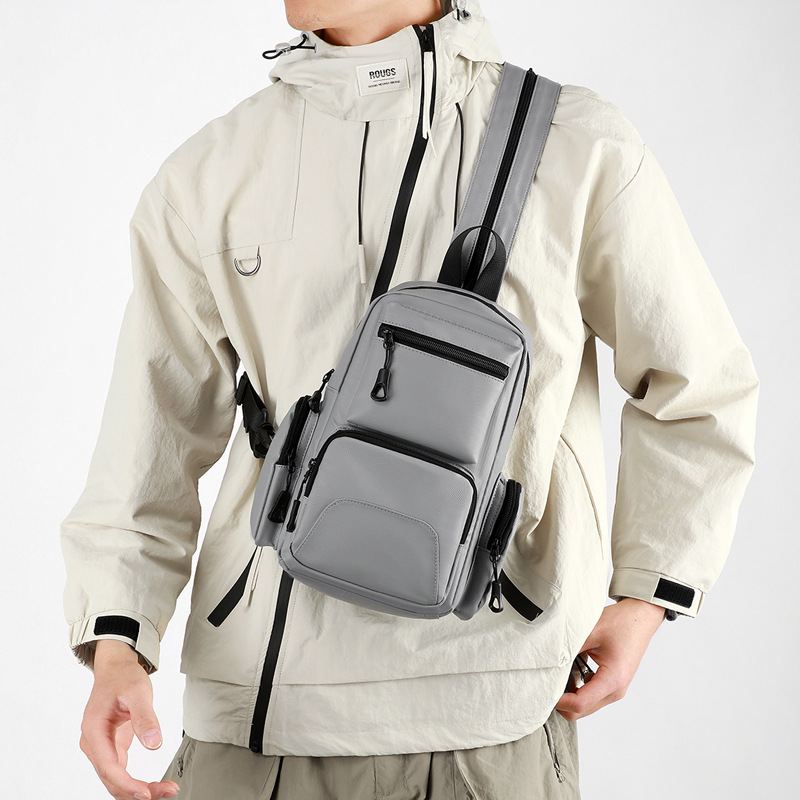 새로운 남성용 가슴 가방 캐주얼 패션 다용도 숄더백 대 - Men'S Fashion Bag 리뷰 및 가격