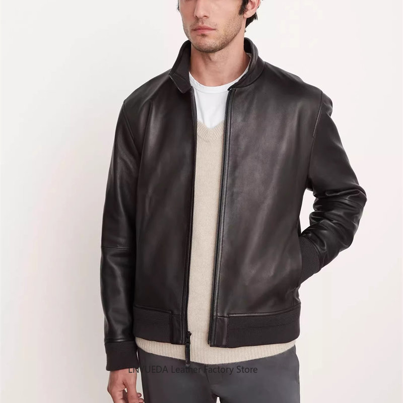 남성용 이탈리아산 수입 양가죽 정품 가죽 재킷 숏 해링 - Harrington Jacket 리뷰 및 가격
