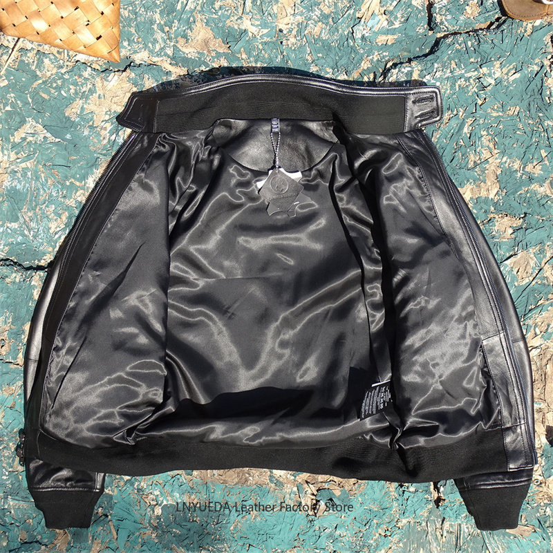 남성용 이탈리아산 수입 양가죽 정품 가죽 재킷 숏 해링 - Harrington Jacket 리뷰 및 가격