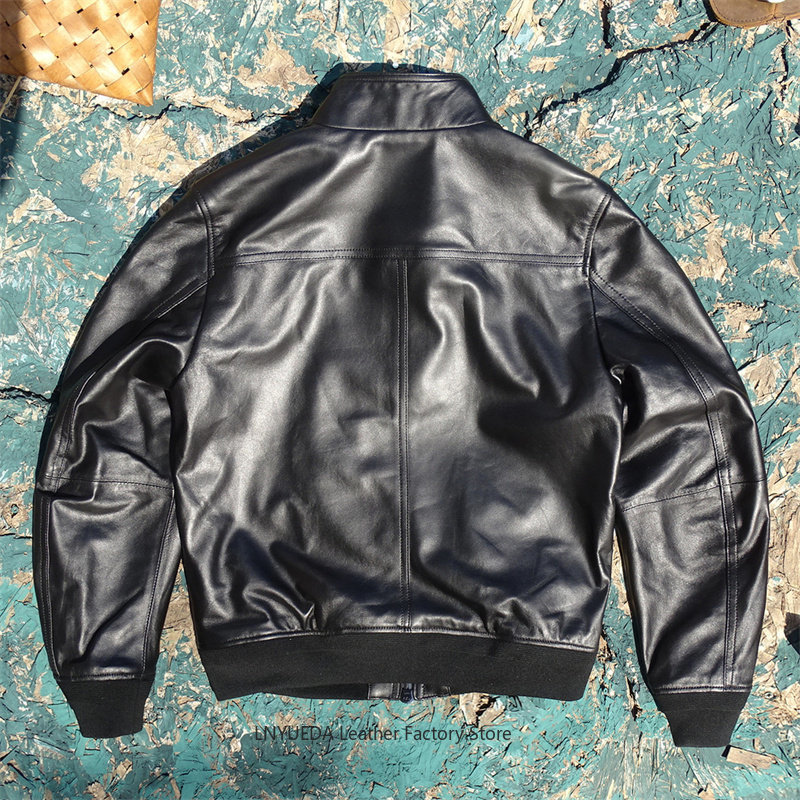 남성용 이탈리아산 수입 양가죽 정품 가죽 재킷 숏 해링 - Harrington Jacket 리뷰 및 가격