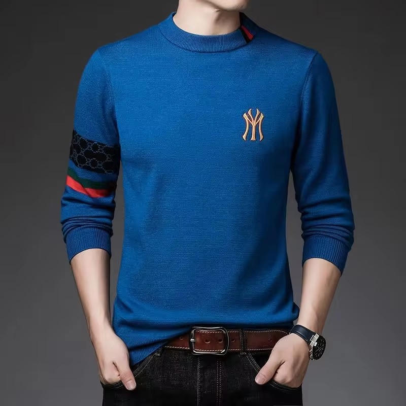 프리미엄 럭셔리 디자이너 브랜드 자수 스웨터 남성 라운 - Mens Fashion Mullet 리뷰 및 가격