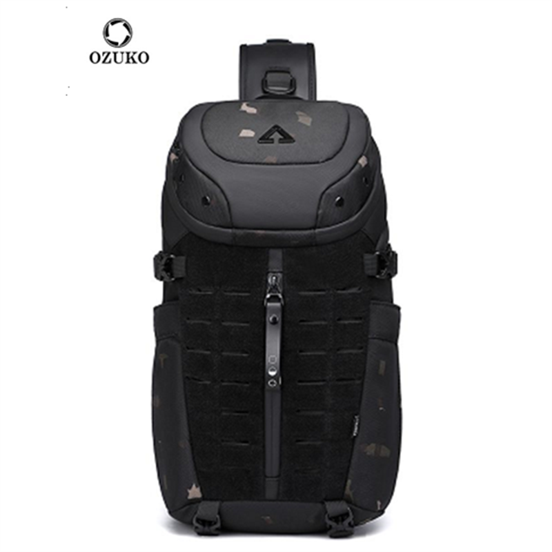 오주코 체스트백 크로스백 남성용 방수 USB 남성 크로 - Men'S Fashion Bag 리뷰 및 가격