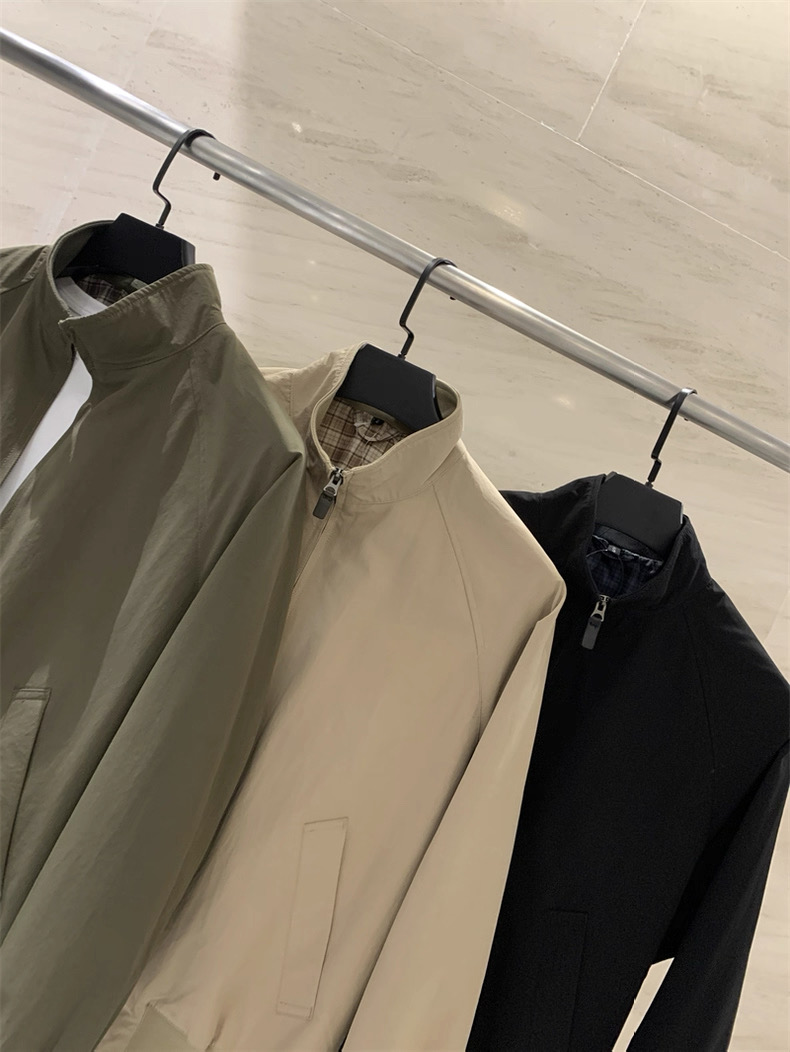 캐주얼 스타일 스탠드 칼라 지퍼 해링턴 재킷 남녀공용  - Harrington Jacket 리뷰 및 가격