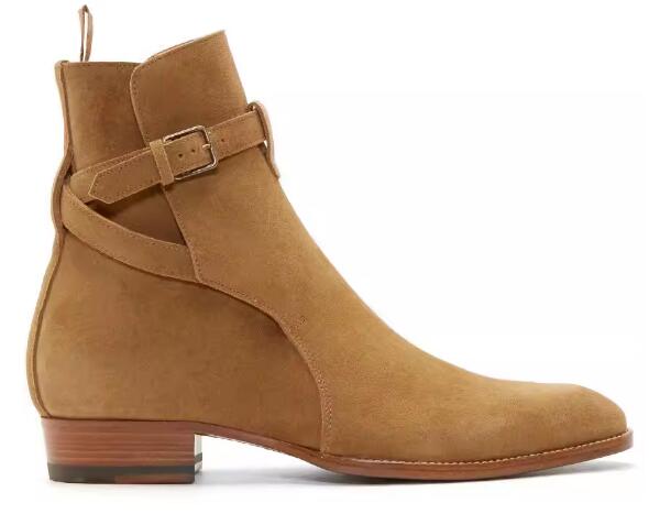 영국 스타일 카키 카멜 프로스트 버클 스트랩 라운드 토 - Mens Fashion Dress Shoes 리뷰 및 가격