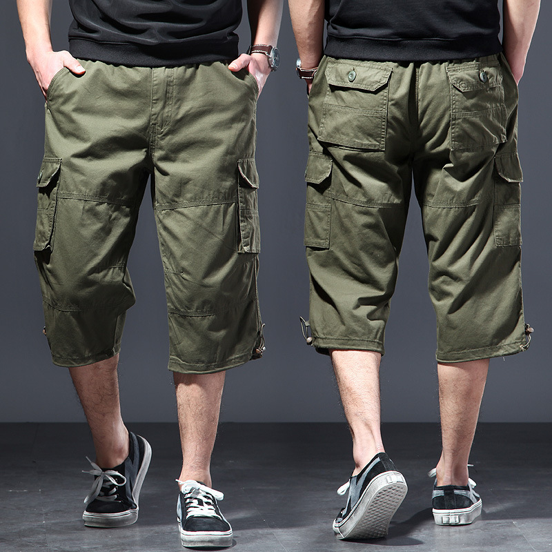 남성 코튼 3/4 팬츠 루즈핏 플러스 사이즈 캐주얼 브 - Men'S Fashion Overalls 리뷰 및 가격