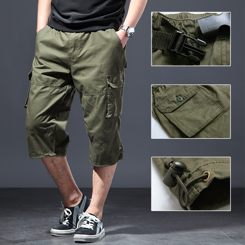 남성 코튼 3/4 팬츠 루즈핏 플러스 사이즈 캐주얼 브 - Men'S Fashion Overalls 리뷰 및 가격