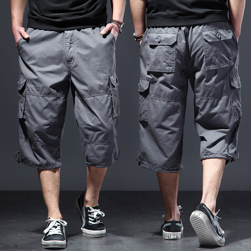 남성 코튼 3/4 팬츠 루즈핏 플러스 사이즈 캐주얼 브 - Men'S Fashion Overalls 리뷰 및 가격