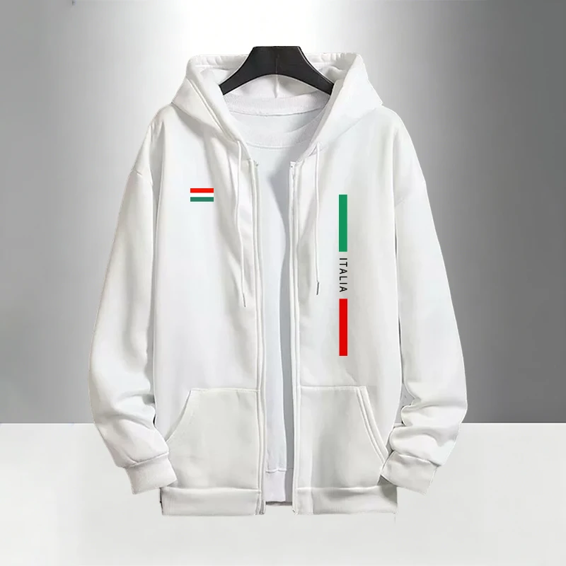 이탈리아 패션 남성 세트 지퍼 아우터웨어 및 스웨트팬츠 - Men'S Fashion Zipper Hoodie 리뷰 및 가격