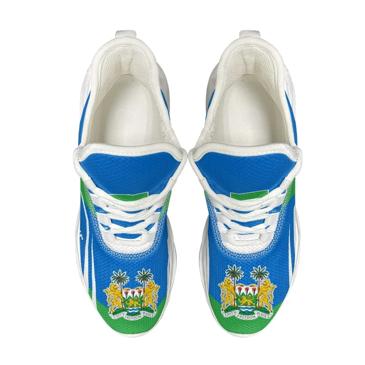 디자이너 스니커즈 남성용 시에라리온 국기 프린트 캐주얼 - Men'S Fashion Running Shoes 리뷰 및 가격