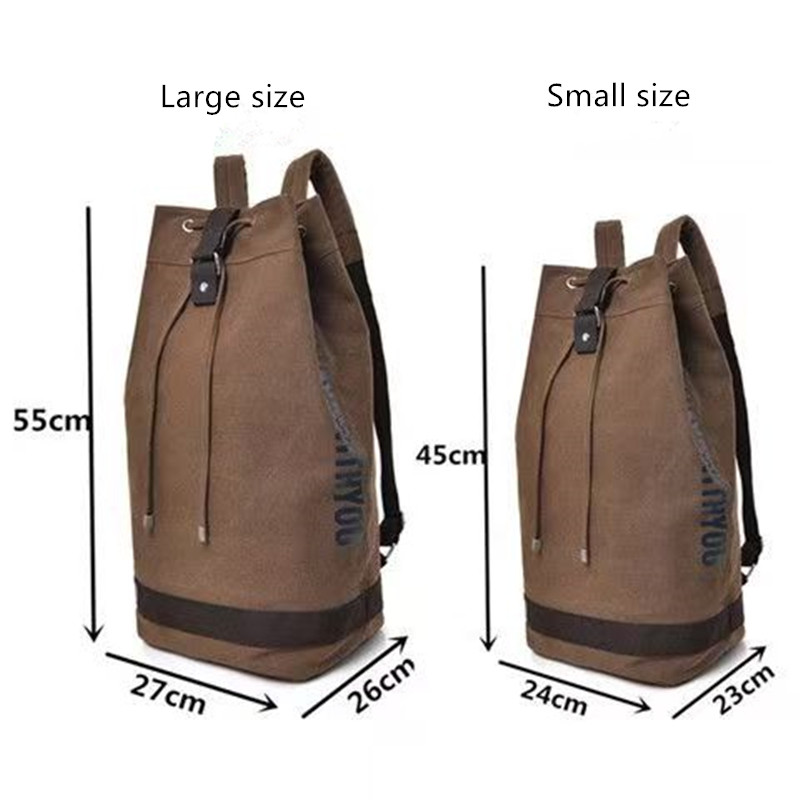 2026 캔버스 백팩 듀얼 숄더 스트랩 대용량 버킷 백 - Men'S Fashion Bag 리뷰 및 가격