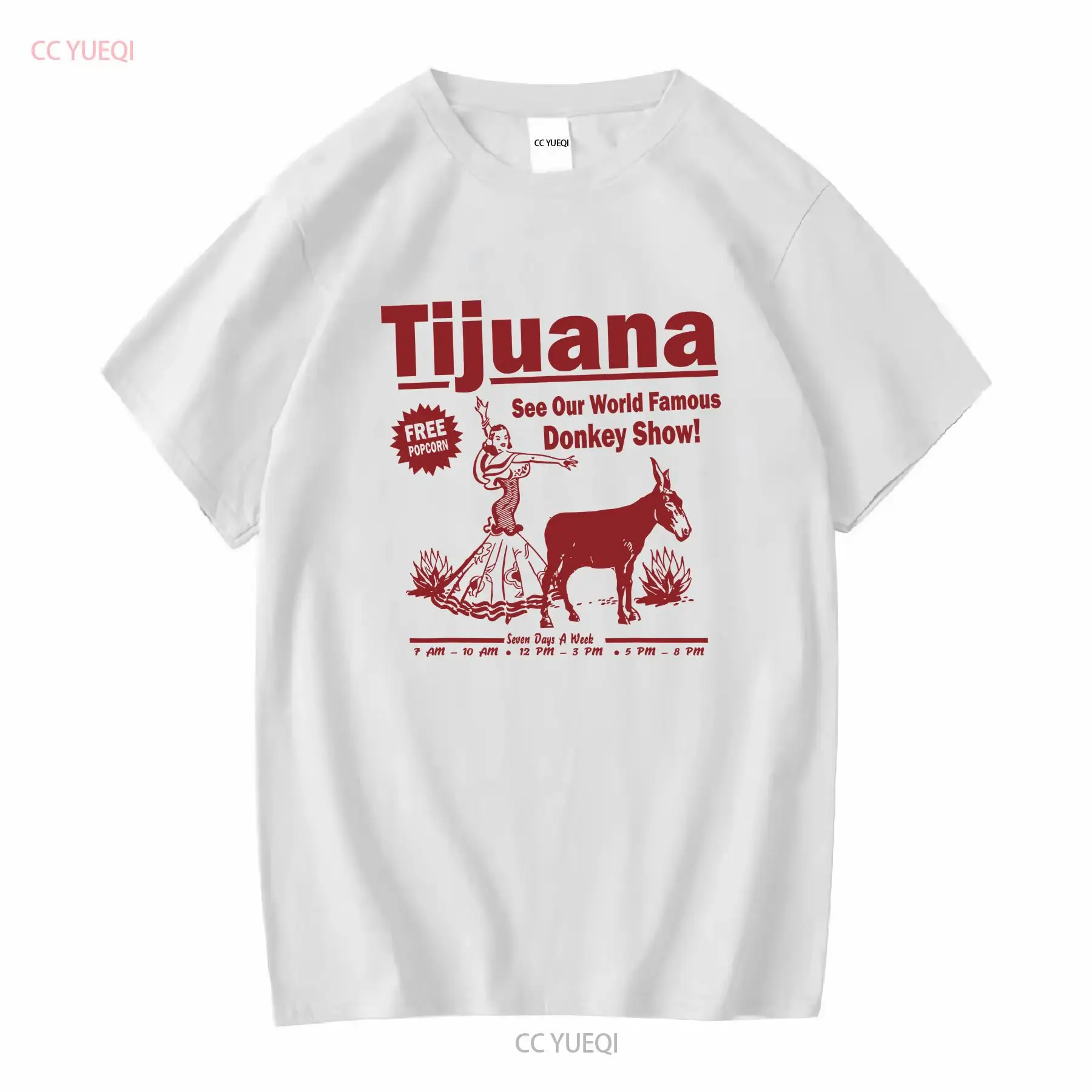재미 있은 T 셔츠 Tijuana Donkey Show - Men'S Fashion Tijuana 리뷰 및 가격
