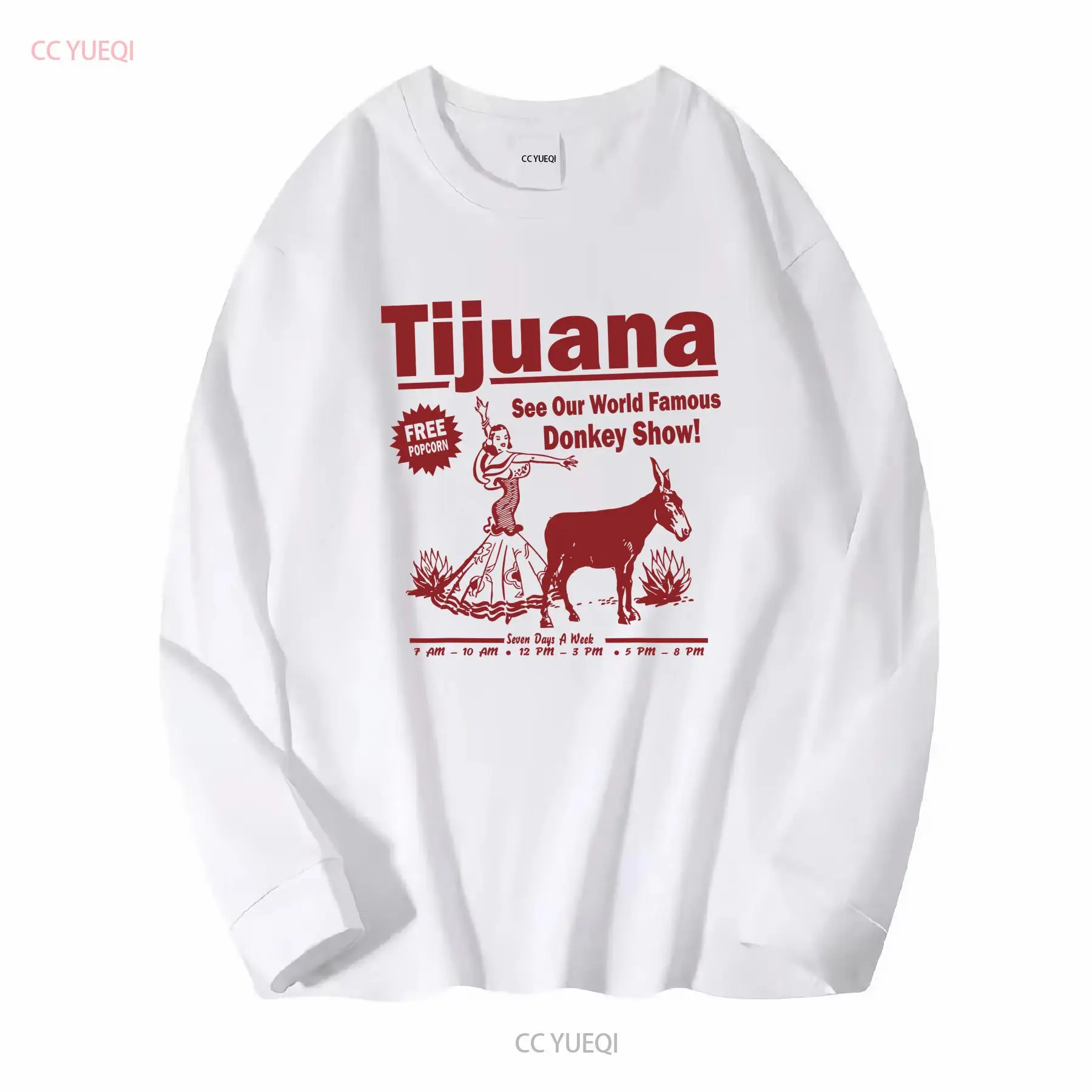 재미 있은 T 셔츠 Tijuana Donkey Show - Men'S Fashion Tijuana 리뷰 및 가격