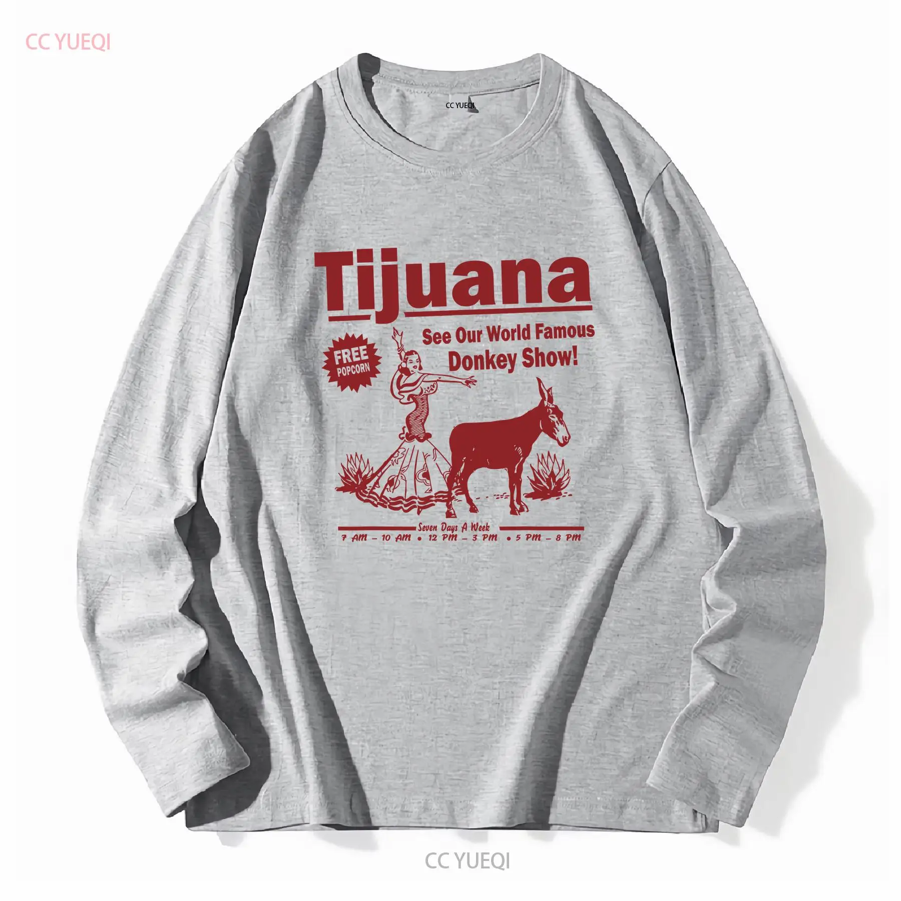 재미 있은 T 셔츠 Tijuana Donkey Show - Men'S Fashion Tijuana 리뷰 및 가격