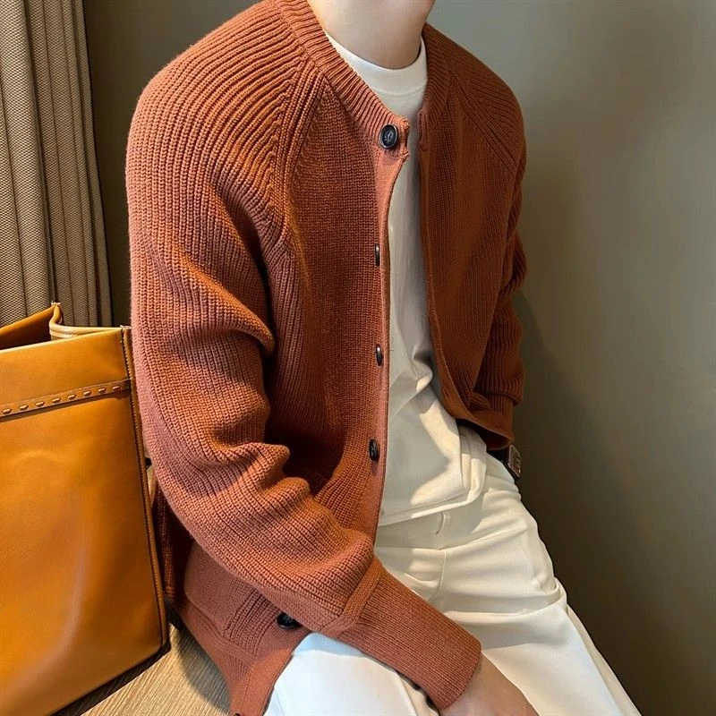 GELITAYIN두꺼운 니트 카디건 남자 솔리드 컬러  - Men'S Fashion Reviews 리뷰 및 가격