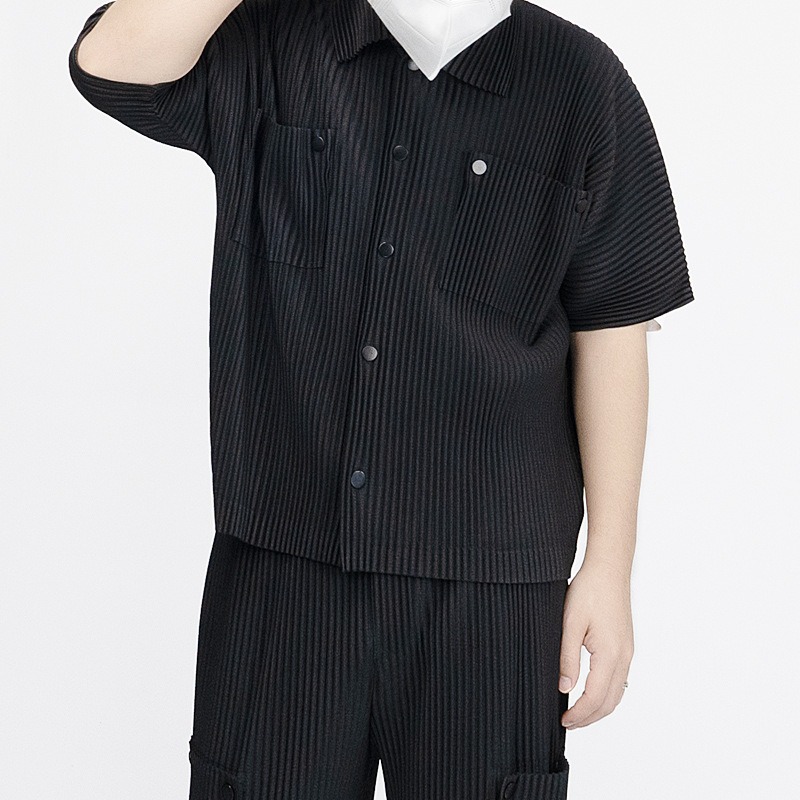 미야케 플리츠 셔츠 세트 플리세 남성 2026 여름 신 - Men'S Fashion Clothing 리뷰 및 가격