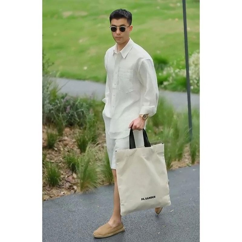 여름 캐주얼 세트 라이오셀 린넨 셔츠와 반바지 남성용  - Mens Fashion Suits 리뷰 및 가격