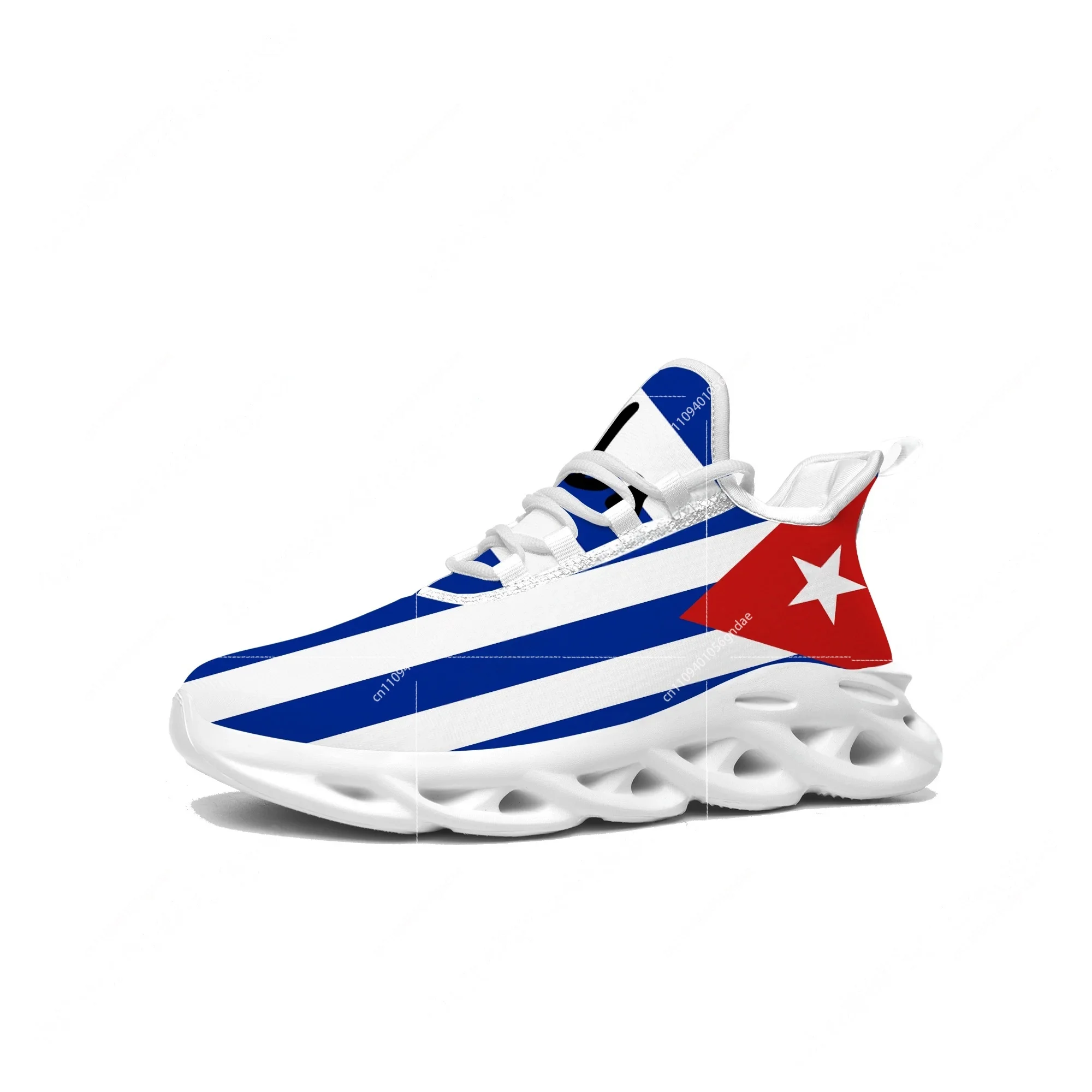 쿠바 국기 플랫 스니커즈 남성 여성 쿠바 팝 스포츠 러 - Men'S Fashion Running Shoes 리뷰 및 가격