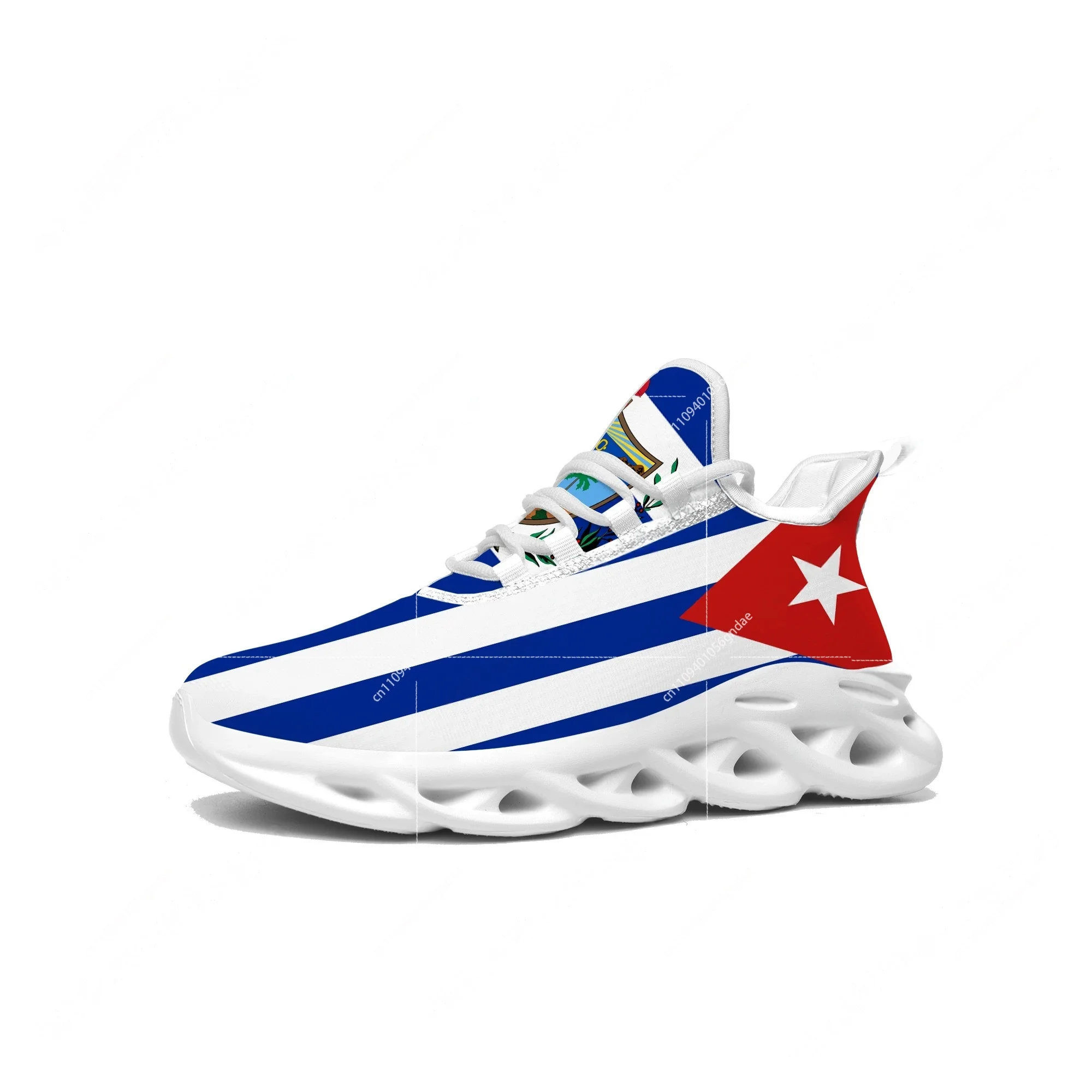 쿠바 국기 플랫 스니커즈 남성 여성 쿠바 팝 스포츠 러 - Men'S Fashion Running Shoes 리뷰 및 가격