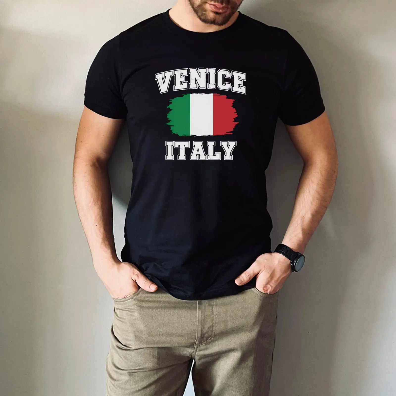 베니스 이탈리아 티셔츠 이탈리아 국기 여행 기념품 빈티 - Men'S Fashion Venice Italy 리뷰 및 가격