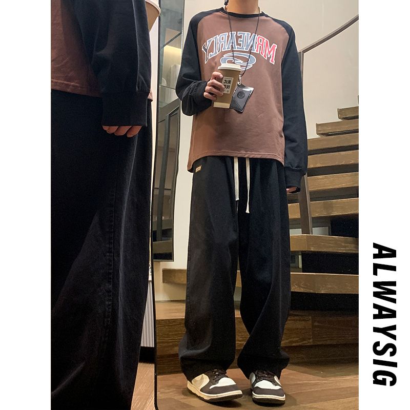 캐주얼 빈티지 스트레이트 실린더 루즈핏 카고 팬츠 남성 - Men'S Fashion Overalls 리뷰 및 가격