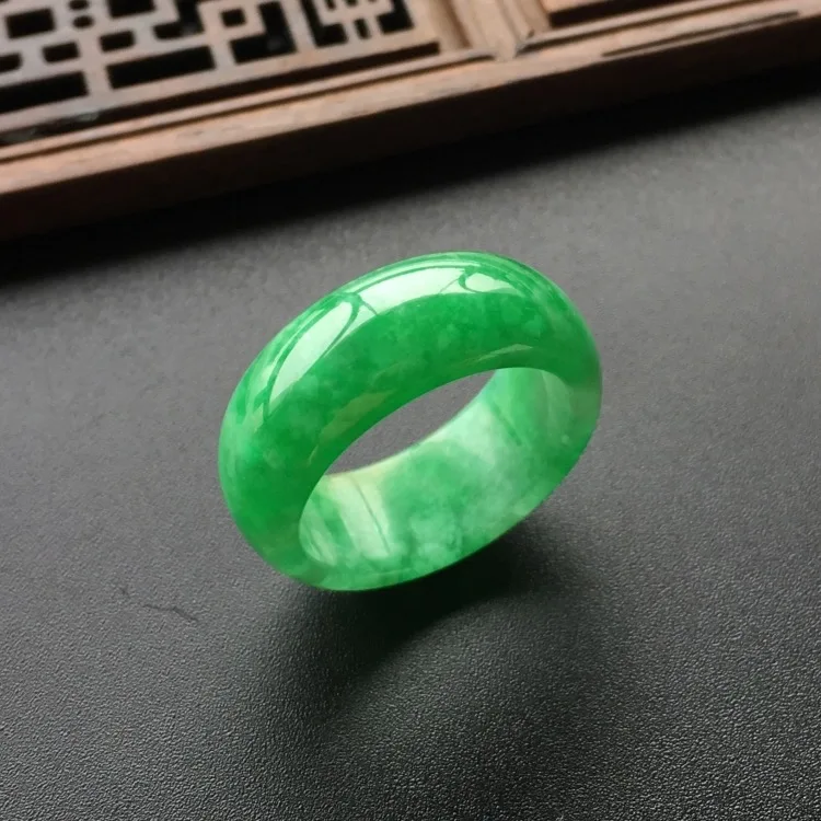 남녀공용 천연 녹색 옥 반지, 옥 부적 패션, 중국 매 - Men'S Fashion Rings 리뷰 및 가격